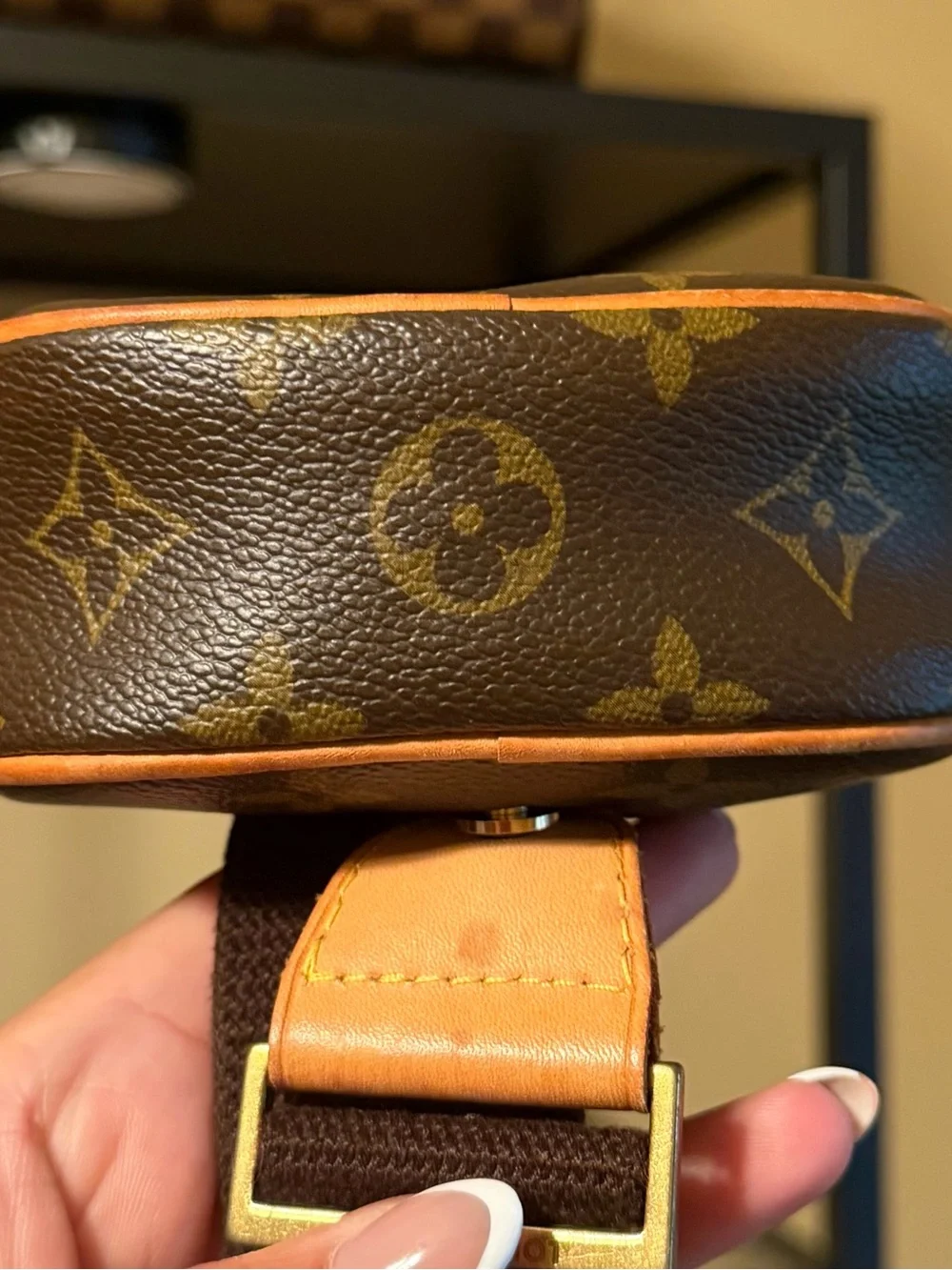 Louis Vuitton Monogram Crossbody Gange Pochette Bumbag